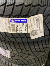 SET OF FOUR 275 / 50 R22 MICHELIN X ICE SNOW WINTER TIRES
