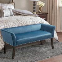 House of Hampton Accent Bench with fabric arms and back