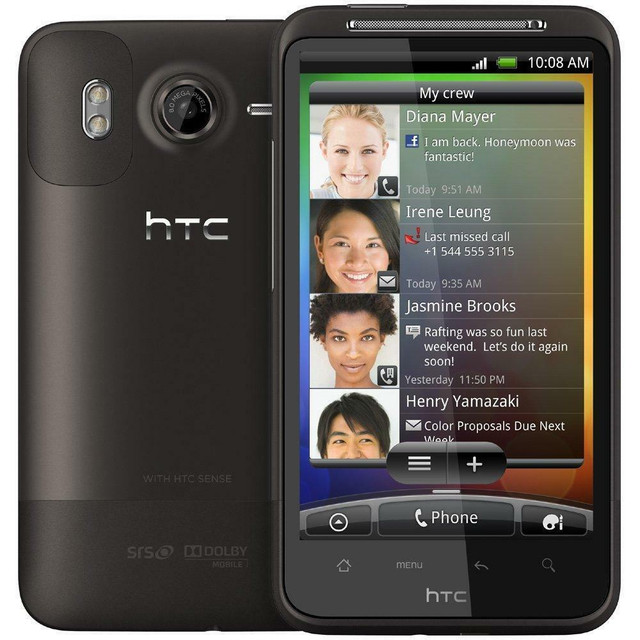 HTC DESIRE HD UNLOCKED-DÉBLOQUÉ TELUS BELL FIDO CHATR KOODO ROGERS BELL CUBA ANDROID 4G FONCTIONNE PARTOUT DANS LE MONDE in Cell Phones in City of Montréal