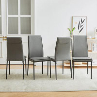 Latitude Run® Dining chairs set of 4,modern kitchen chair with metal leg