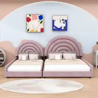 Latitude Run® Janiyyah Upholstered Platform Bed