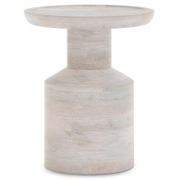 Latitude Run® Solid Wood Tray Top Pedestal End Table