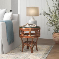 Sand & Stable™ Palm Harbour Whitewash End Table