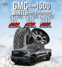 GMC Sierra 1500/Yukon Winter Tire Packages/ Installed/ Free New Lug Nuts