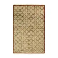 Canora Grey Bradford Hand-Knotted Wool Brown Area Rug
