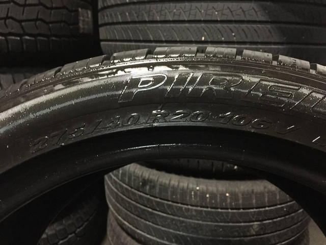 20 inch PAIR OF 2 BMW OEM USED RUNFLAT WINTER TIRES 275/40R20 106V PIRELLI SCORPION ICE AND SNOW  RUNFLAT TREAD 85% in Tires & Rims in Ontario - Image 4