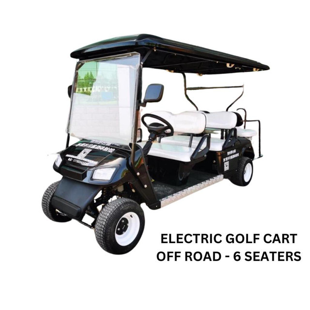 Explore Now: Finance Available for Brand New 2024 Electric Golf Carts – Off-Road for 2, 4, 6, and 8 Seaters w/ Warranty in Other - Image 3
