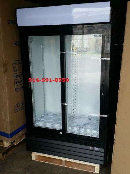 NEUF / NEW Frigo 2 portes vitree Double Glass Door Refrigerator / Refrigerateur / Frigidaire  Kool-It in Industrial Kitchen Supplies in City of Montréal