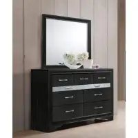F&L Homes Studio Naima 9 - Drawer Dresser with Mirror