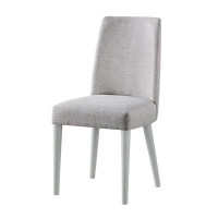 Ebern Designs Alvert Chair With Grey Legs And Grey Fabric