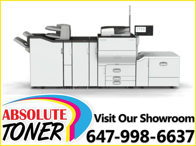 $165.33/Mo VERY LOW PAGE COUNT Ricoh Pro C5200S 11x17 12x18 1200dpi Res Advanced Finisher Multifunction Business Printer in Printers, Scanners & Fax in City of Toronto