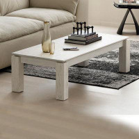 Hokku Designs American Simple Solid Wood Coffee Table Modern Light Luxury Small Living Room Home Coffee Table