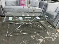 Glass Silver  Coffee Table Sale !! Biggest Sale of the month !!