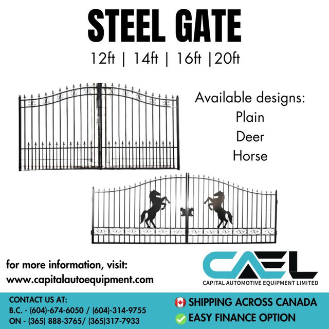 Wholesale price ! Brand new gate different size 12/14/16/20 FT in Other