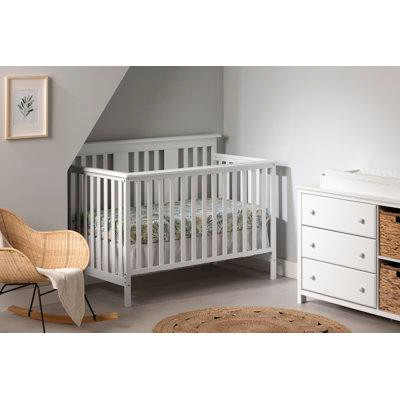 South Shore Cotton Candy 2-in-1 Convertible Crib in Home Décor & Accents