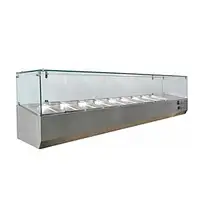 48 CHEF Refrigerated Counter Top Topping Rail VRXH-1200/380