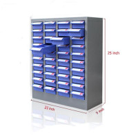 Bolt and Nut Tool Storage Cabinet Contains 75 Drawers Organization Shelves (40 Drawer) 054149