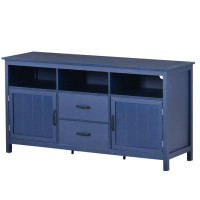 Latitude Run® Tv Stand With  Doors And  Drawers Open  Cabinet