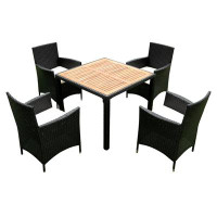 Latitude Run® 4 - Person Square Outdoor Dining Set With Cushions