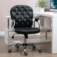 Office Chair 23.4" W x 23.8" D x 40.6" H Black