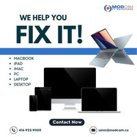 Fast and Reliable Macbook, iPad, PC Laptop and Desktop Repair Services