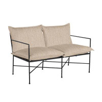 Summer Classics Italia 52" Wide Outdoor Loveseat with Cushions