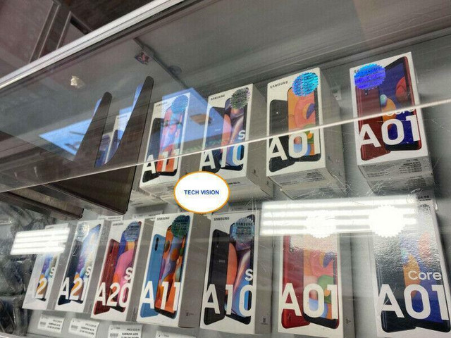 SAMSUNG A01, 21S, A02, A02S, A 12, A 50 BRAND NEW  UNLOCKED in Cell Phones in Markham / York Region