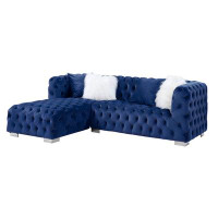 Plethoria Douglas Sectional Sofa With 4 Pillow