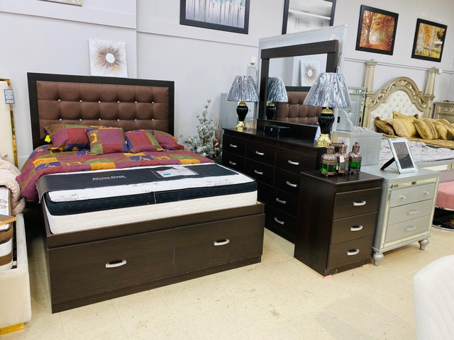 Solidwood Bedroom Set on Big Sale!! in Beds & Mattresses in Mississauga / Peel Region - Image 3