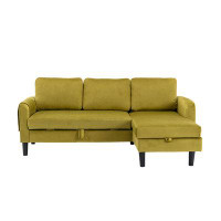 Ebern Designs Zenius 72.44'' Flared Arm Sofa Chaise