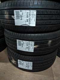 P245/55R19  245/55/19  CONTINENTAL CROSS CONTACT LX SPORT ( all season summer tires ) TAG # 2876