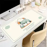Ivy Bronx Cartoon Cute Large Rubber Office Computer Desk Mat & Study Table Pad