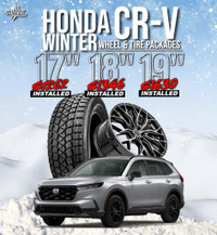Honda CRV Winter Packages/ Pre-Mounted/ Installed/ Free Lug Nuts