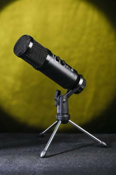 Pulselabz PL580 Studio Recording Microphone Broadcast Built-in Sound Echo Recording Singing Mic Phone Computer PC Stream in Speakers, Headsets & Mics - Image 4