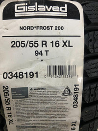 4 Brand New Gislaved Nord Frost 200  205/55R16 Winter Tires.   *** WallToWallTires.com ***