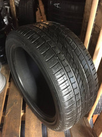 21 inch ONE (SINGLE) USED ALL SEASON TIRE 295/40R21 111W CONTINENTAL CROSSCONTACT UHP MO MERCEDES-BENZ OEM TREAD 99%