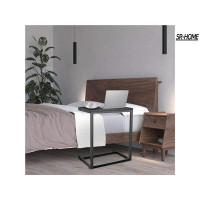 SR-HOME Side, C Shaped End Sofa Bed, Hardwood Top & Metal Frame, Small Couch Table For Home & Office