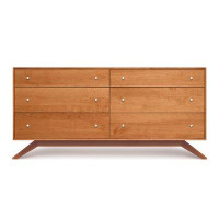 Copeland Furniture Astrid 6 Drawer 66" W Solid Wood Dresser