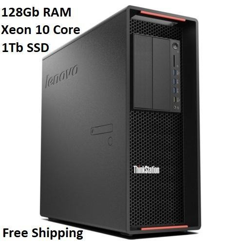 Lenovo P710 - Intel Xeon 10 Cores - 128Gb - 1Tb SSD NVME - 8Gb nVidia Quadro M4000 - 1 Year Wty - FREE Shipping in Desktop Computers