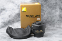 AF-S DX Nikkor 35mm F/1.8G + Lens Hood &amp; Bag (ID: 1659)
