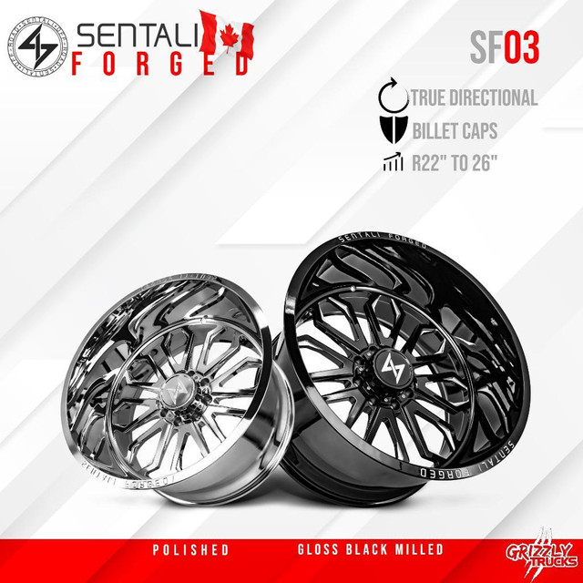SENTALI FORGED: TRUE FORGED WHEELS BUILT FOR CANADIANS! FREE SHIPPING! in Tires & Rims in Alberta