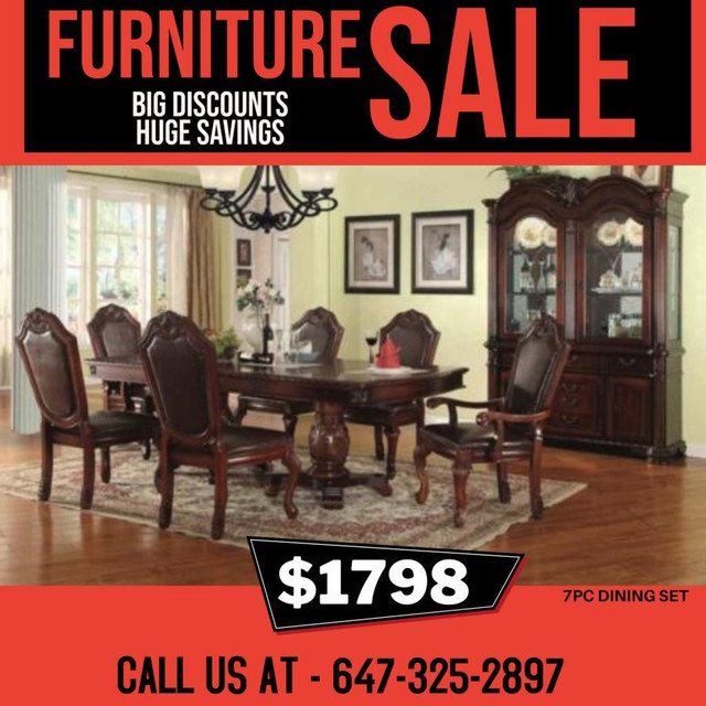 Counter Height 5 Pc Dining set on Sale !! Huge Furniture Sale !! in Dining Tables & Sets in Mississauga / Peel Region - Image 3