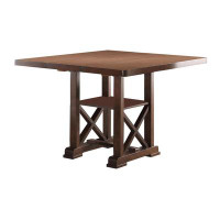 Gracie Oaks Larimer Counter Height Butterfly Leaf Dining Set
