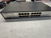D-Link DGS-1016D 16-Port Gigabit Switch Unmanaged Rackmount/Desktop