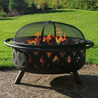 NEW 30 FIRE PIT OUTDOOR BBQ GRILL FIREPIT XY0619