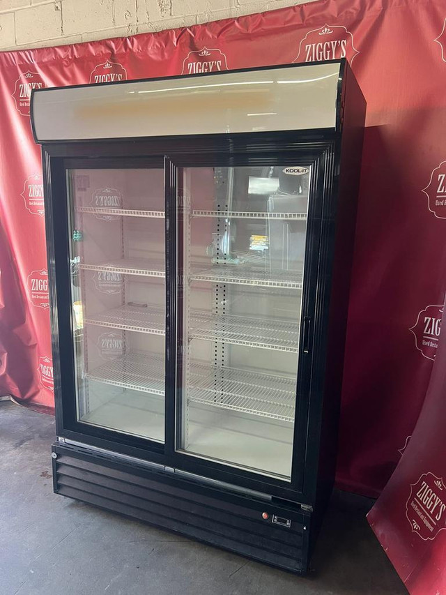 53” commercial double door, sliding glass fridge cooler only $1295 ! in Other Business & Industrial