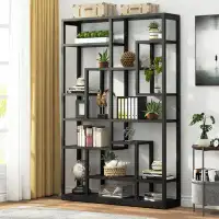 Latitude Run® Bookshelf Storage Rack With Open Shelves For Home, Living Room