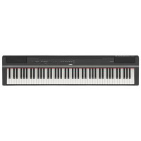 Yamaha P-125 88-Key Weighted Hammer Action Digital Piano with Power Supply & Sustain Pedal - Black
