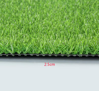 .Artificial Grass 6.5x 32.8ft Realistic Mat Lawn Turf Carpet Faux Grass Rug Height 1 in Garden Landscape 020111