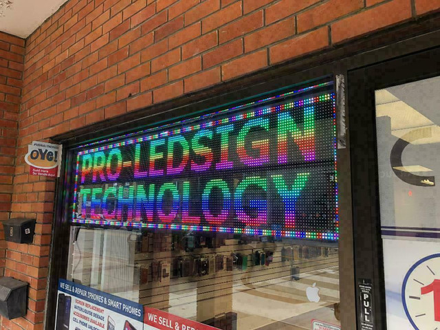 Programmable LED Sign, Super Bright for Store Windows, Support Any Cell Phone APP Control, Manufacturing Direct in Other Business & Industrial